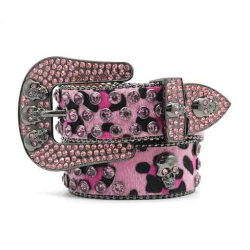 Bead-Pink BB Belt