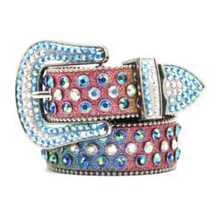 Coloured Sequins - Blue & Pink BB Belt